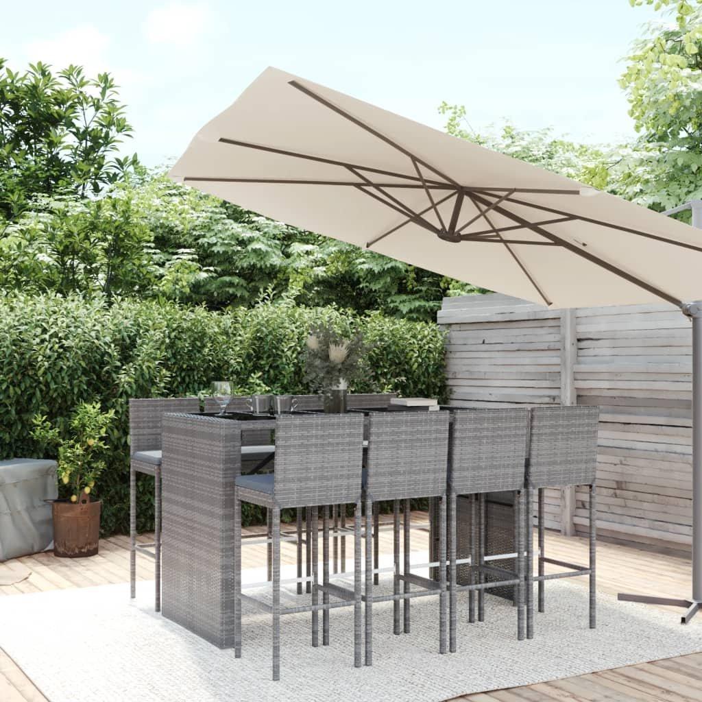 VidaXL Gartenbar set poly-rattan  