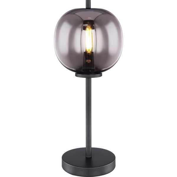 mutoni Lampada da tavolo Blacky metallo nero 1xE14  