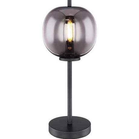 mutoni Lampada da tavolo Blacky metallo nero 1xE14  