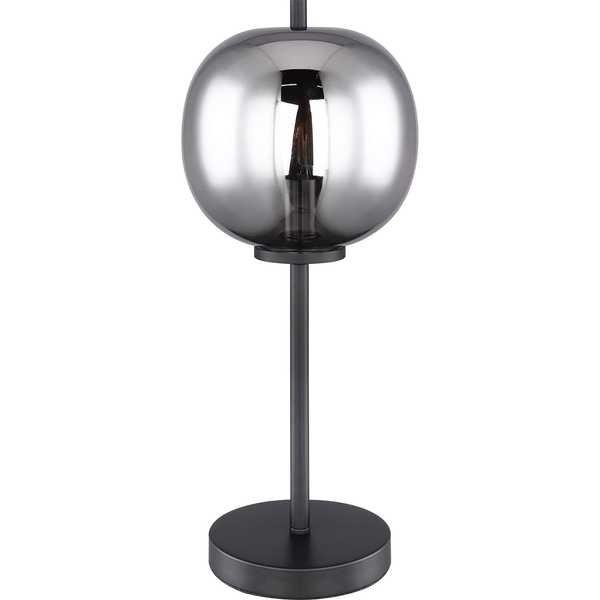 mutoni Lampada da tavolo Blacky metallo nero 1xE14  