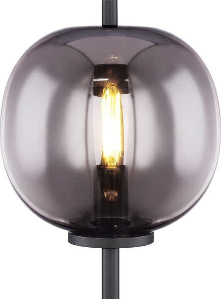 mutoni Lampada da tavolo Blacky metallo nero 1xE14  