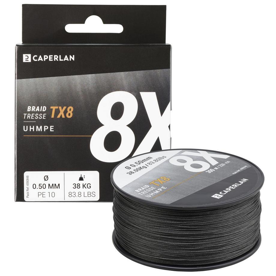 Angelschnur geflochten TX8 CF 300 m