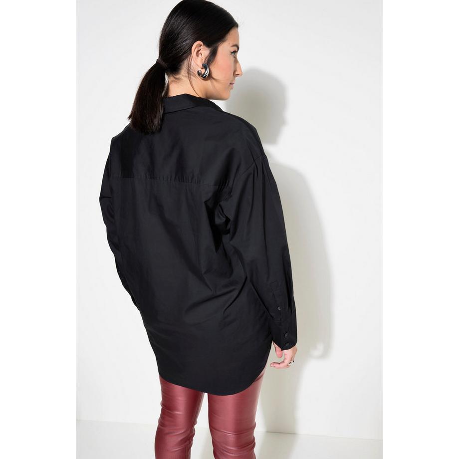 Studio Untold Chemisier Oversize Rivets Fantaisie Poches  