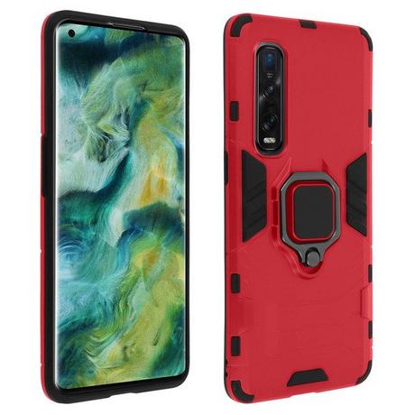 Avizar  Cover antiurto Oppo Find X2 Pro rosso 