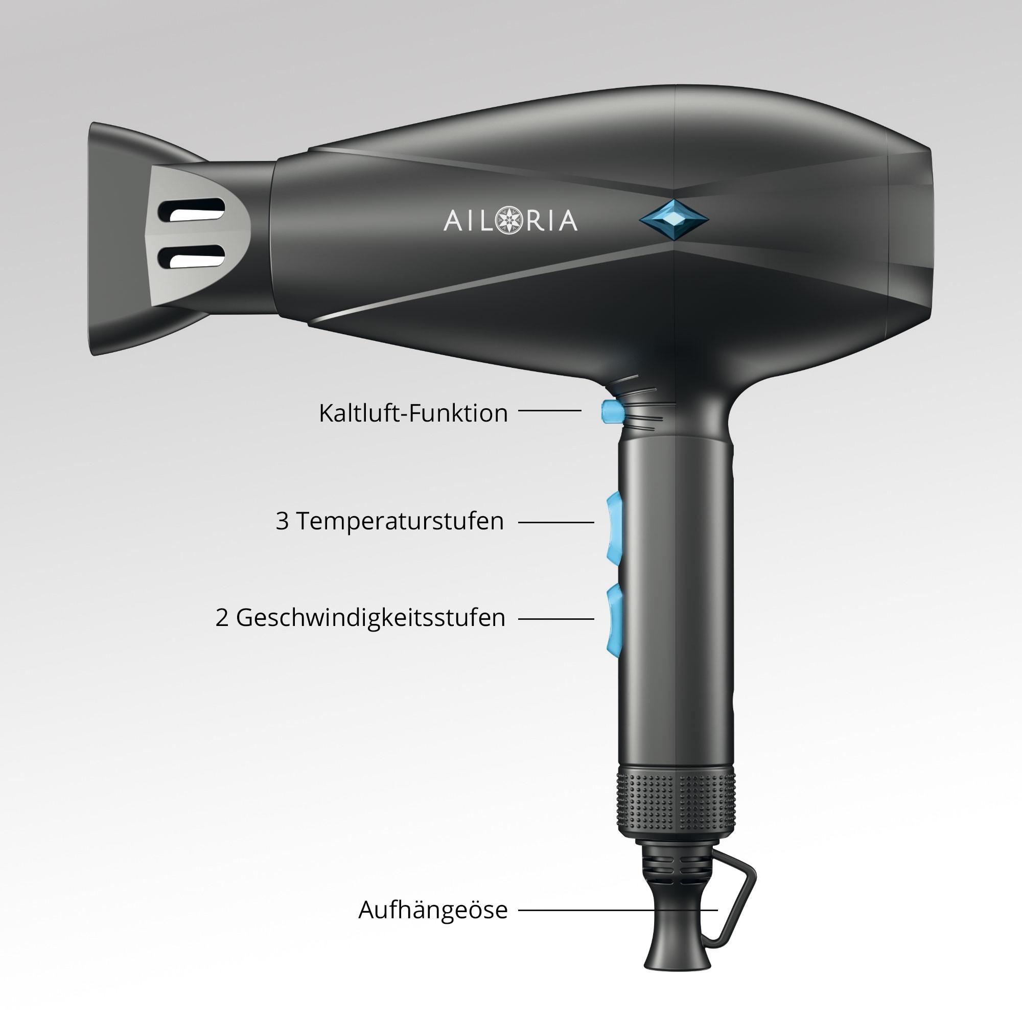 AILORIA  SOUFFLE (CH-Version) Haartrockner mit Ionen-Technologie 2200 W 