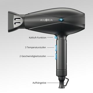 AILORIA  SOUFFLE (CH-version) Sèche-cheveux avec technologie ionique 2200 W 