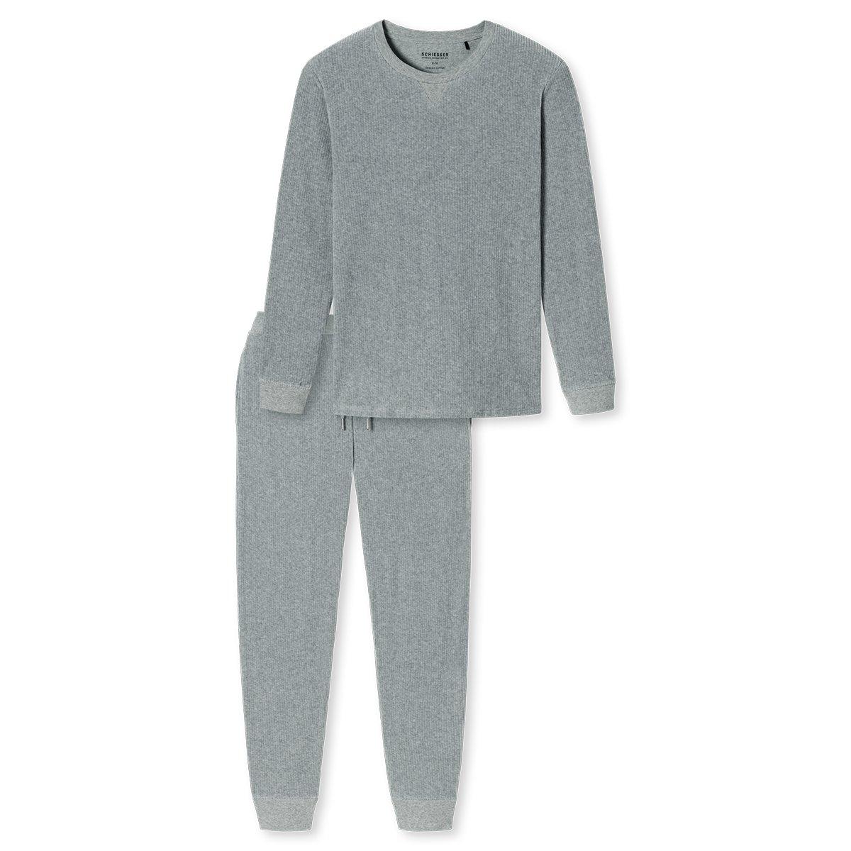 Schiesser Pigiama Warming Nightwear in Velluto  