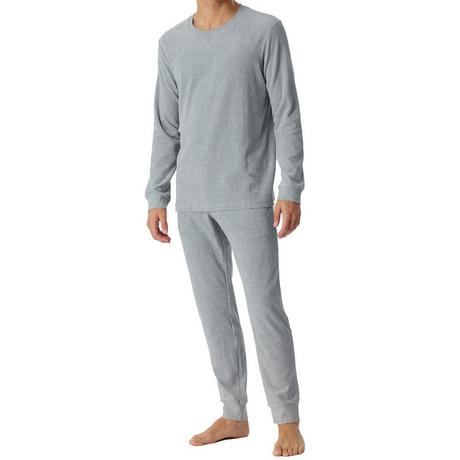 Schiesser Pigiama Warming Nightwear in Velluto  