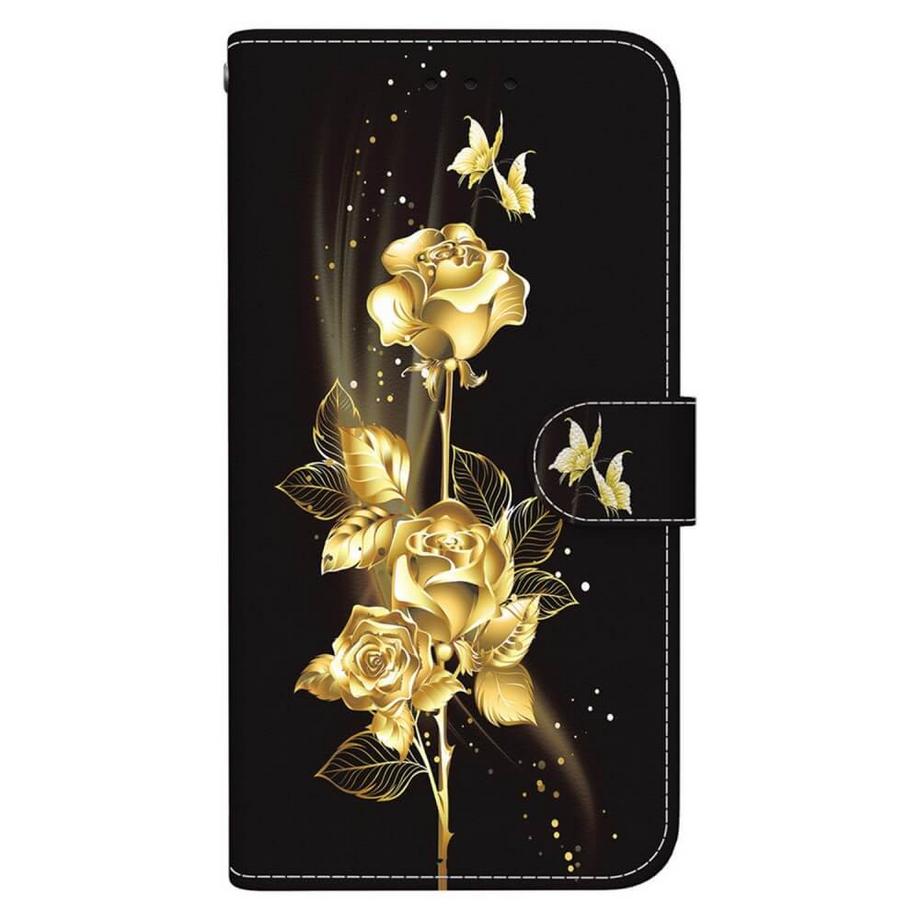Cover-Discount  Google Pixel 9a - Tasche Hülle mit Blüten Motiv 