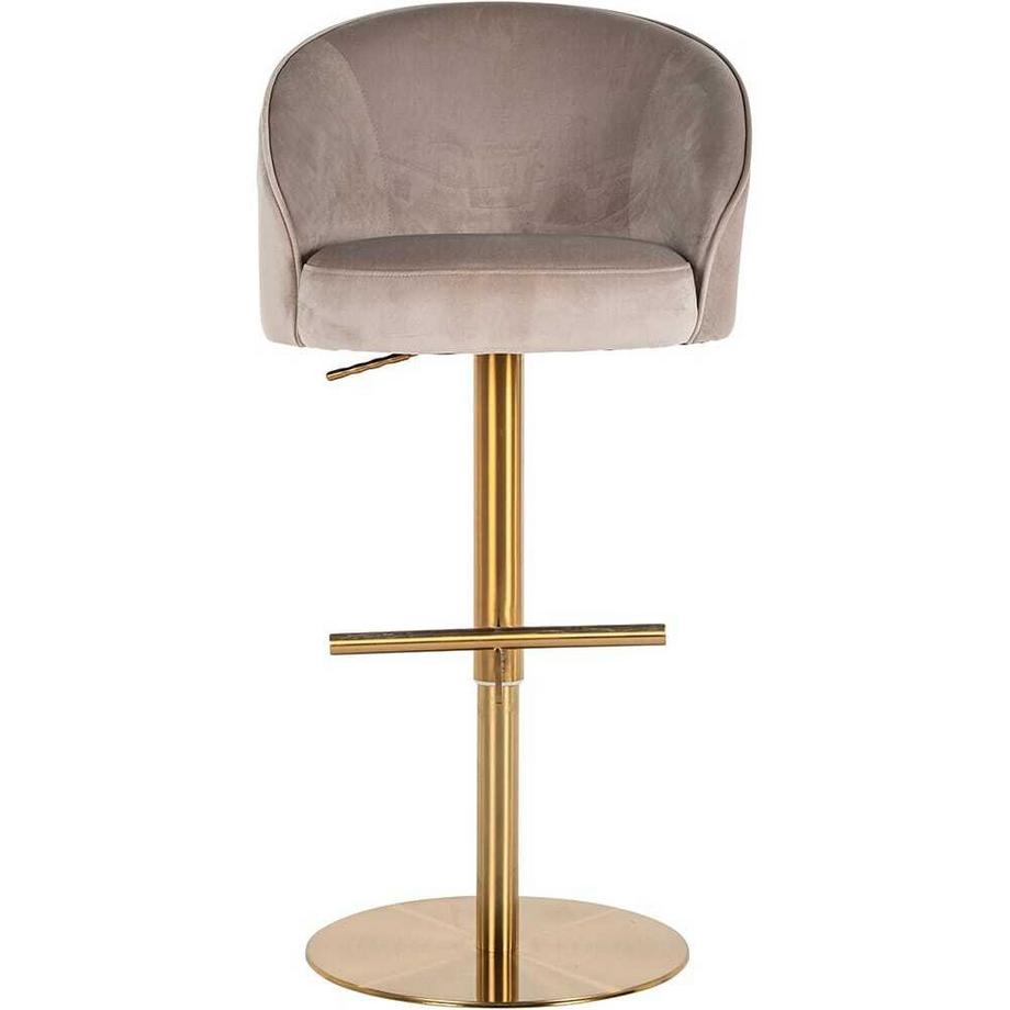 mutoni Chaise de bar Zabi kaki or brossé 110  