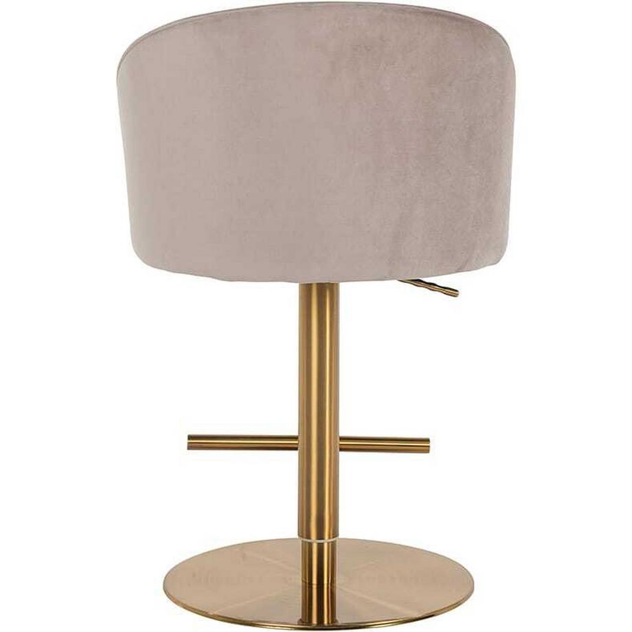 mutoni Chaise de bar Zabi kaki or brossé 110  