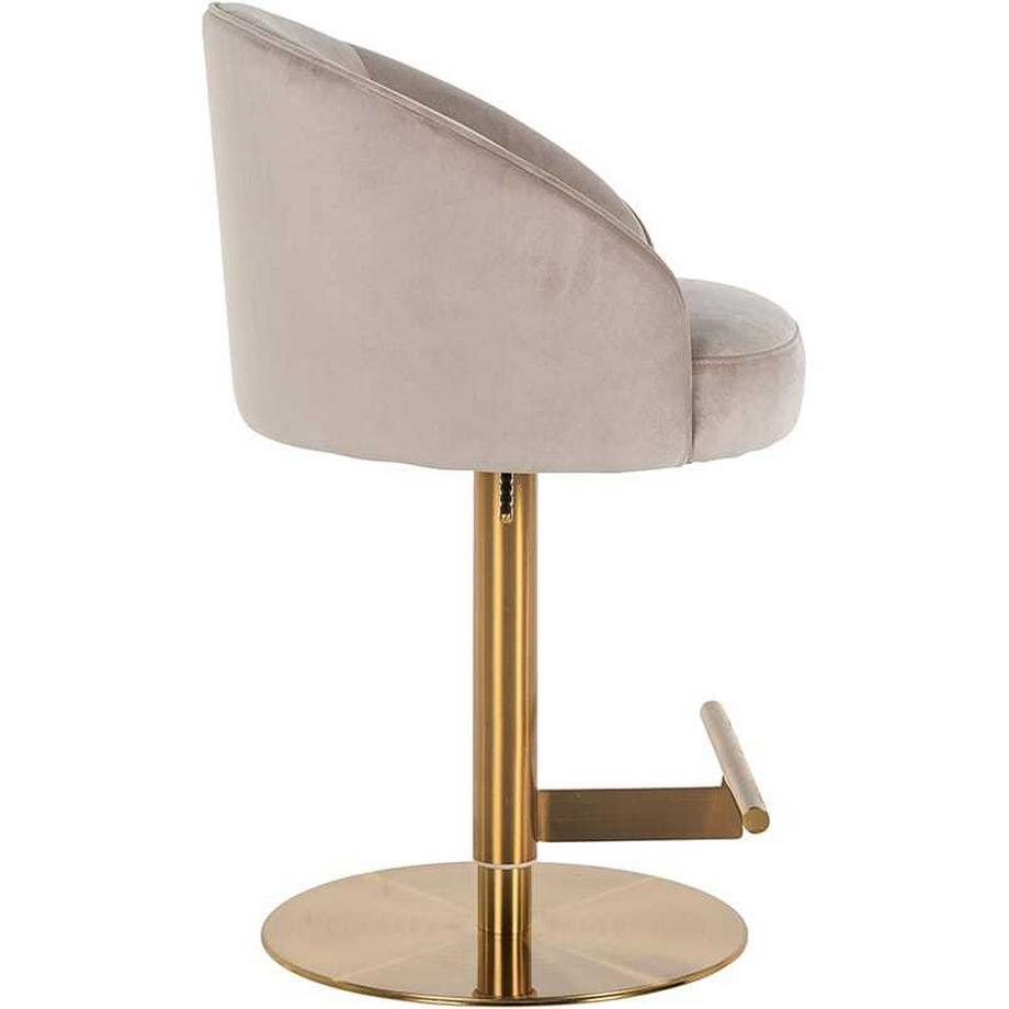 mutoni Chaise de bar Zabi kaki or brossé 110  