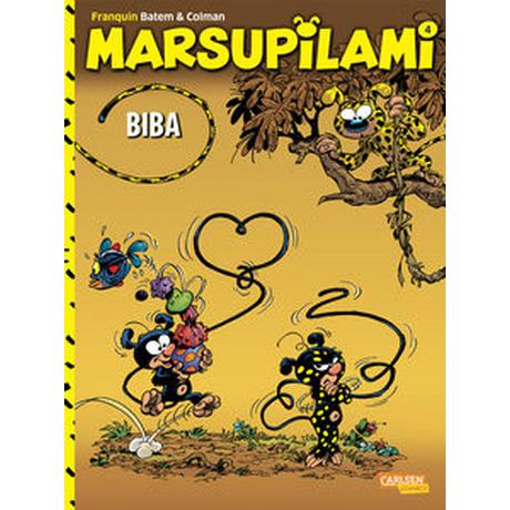 Marsupilami 4: Biba Franquin, André; Colman, Stéphan; Batem (Illustrationen); Le Comte, Marcel (Übersetzung) Couverture rigide 