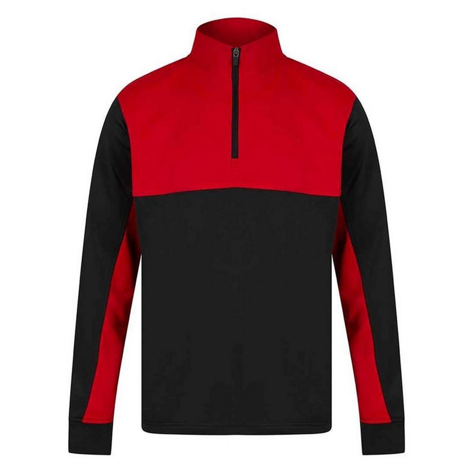 FleeceOberteil mit kurzem Reißverschluss