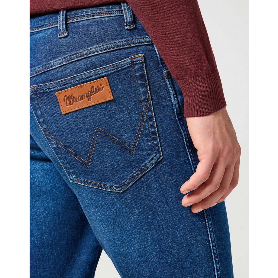 Wrangler Texas Slim Jeans Dark Trails  
