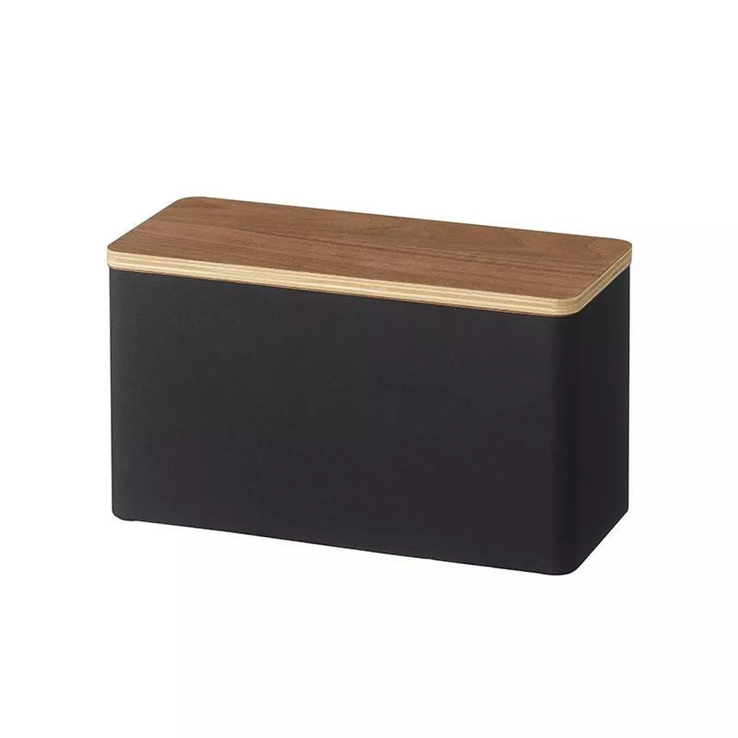 Yamazaki - Aufbewahrungsbox RIN, One Size, Nero