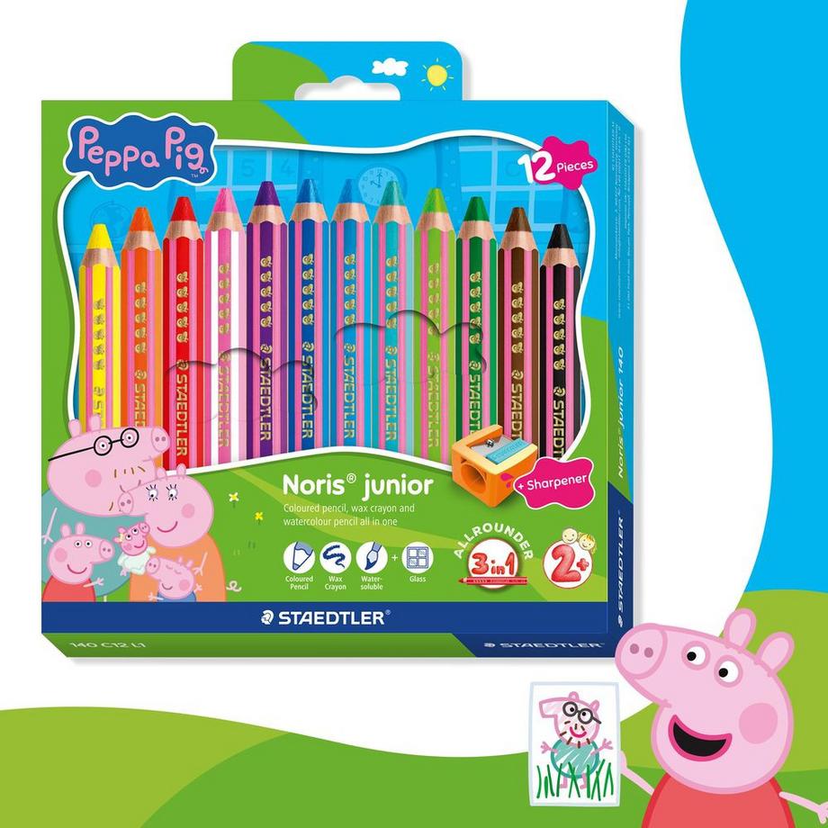 STAEDTLER Farbstifte Noris Peppa Pig assortiert  
