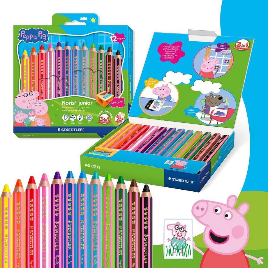 STAEDTLER Farbstifte Noris Peppa Pig assortiert  