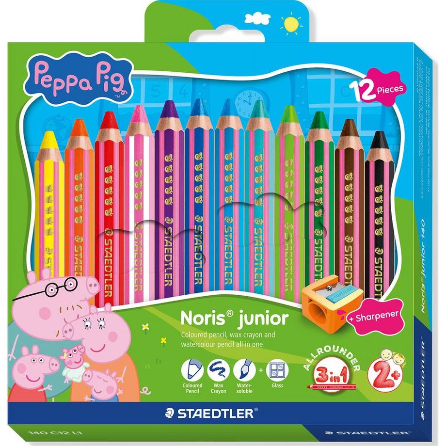 Crayons  Noris Peppa Pig assortis