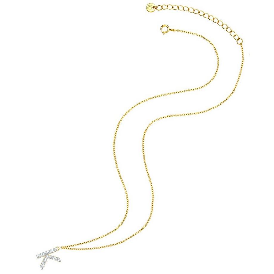 Glanzstücke München  Femme Collier en argent Lettre K 