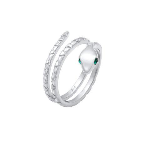 Elli  Bague Serpent Cristal 