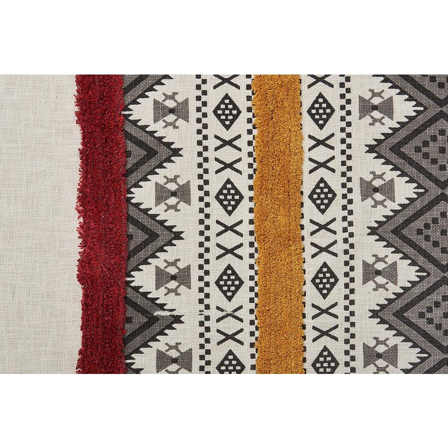 Beliani Kuscheldecke aus Baumwolle Retro AMBALA  