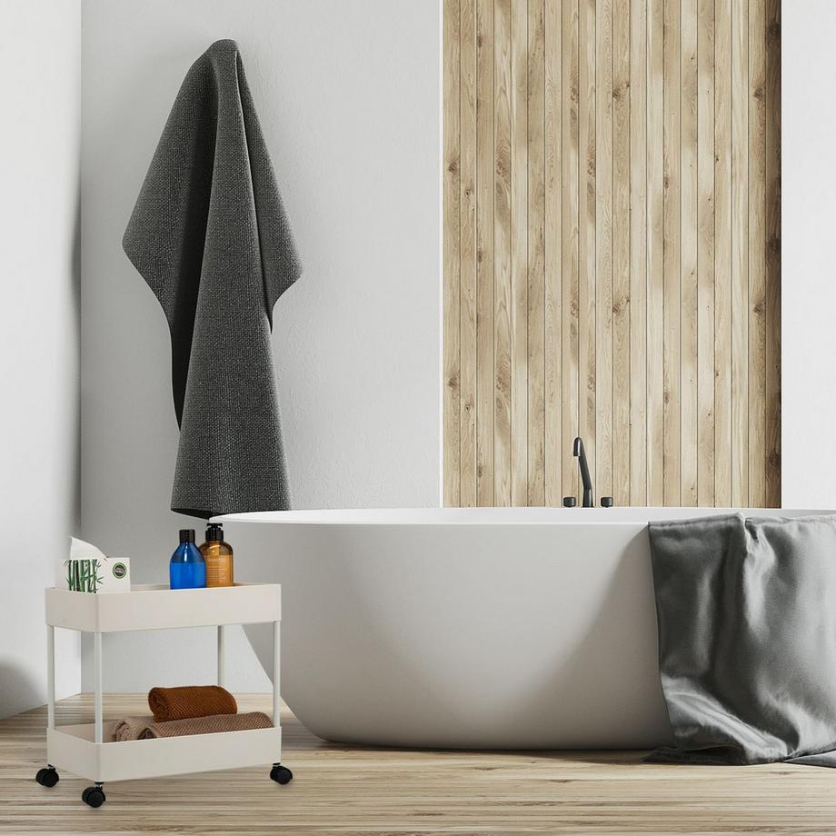 Northix Servierwagen mit 2 Ablagen  