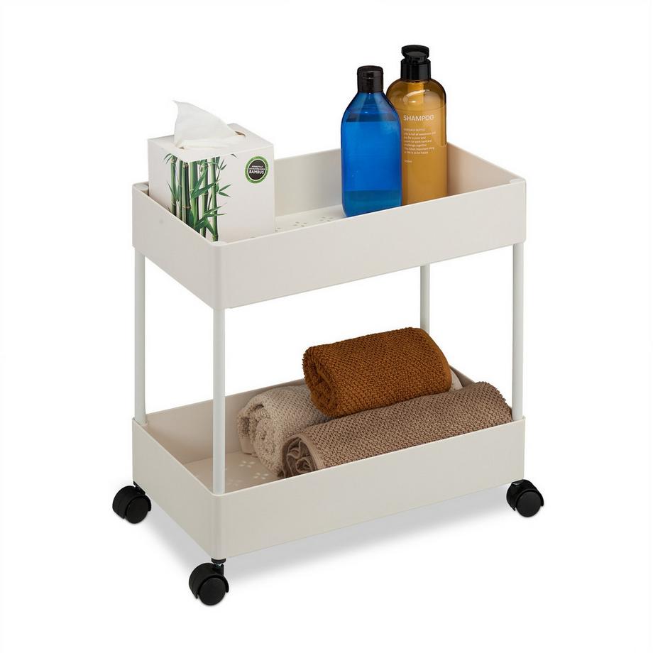 Servierwagen mit 2 Ablagen