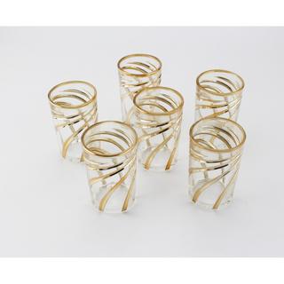 Aulica TEEBECHER GOLDENE SPIRALE - 6ER-SET  