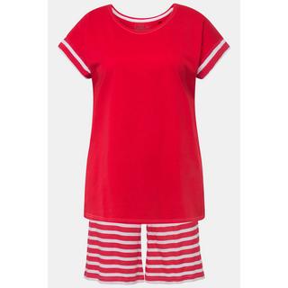 Ulla Popken  Pigiama corto con top smanicato con scollo rotondo e shorts 