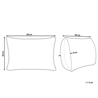 Beliani Aneto Cuscino in Cotone  