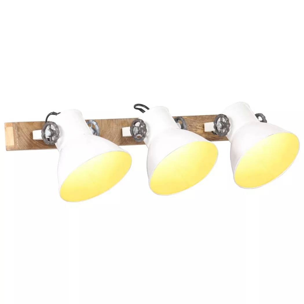 VidaXL – Wandleuchte eisen, 60 cm, Weiss