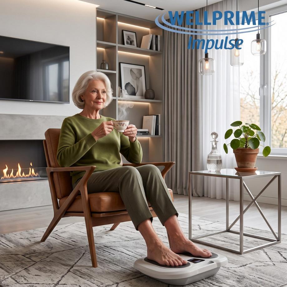 BEST DIRECT WELLPRIME Impulse-Massaggiatore EMS per i piedi / stimolatore muscolare elettrico  