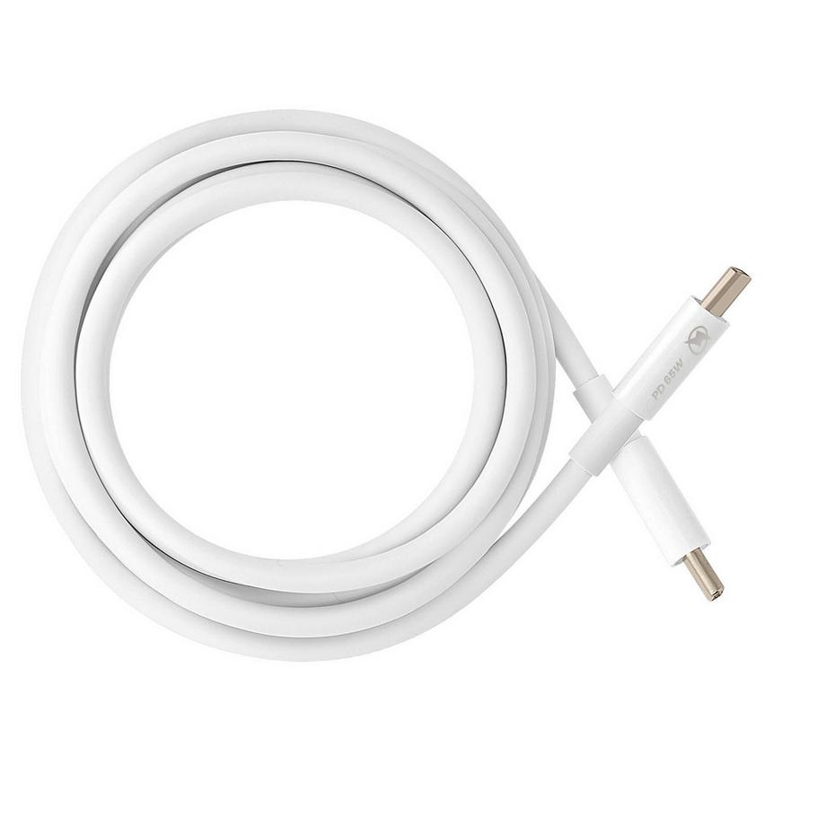 USB-C Kabel 65W 1.8m Weiß, LinQ