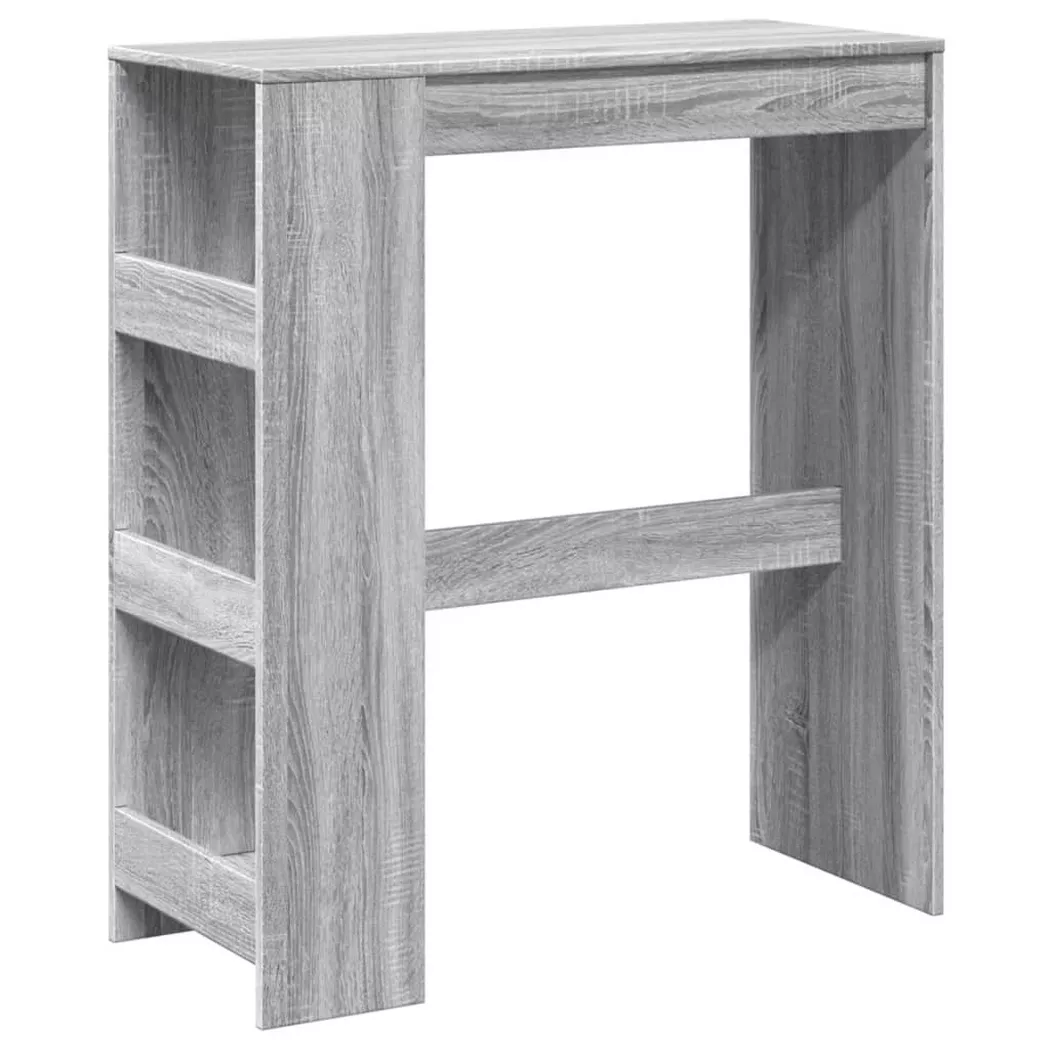 VidaXL - Table de bar bois d'ingénierie, One Size, Gris