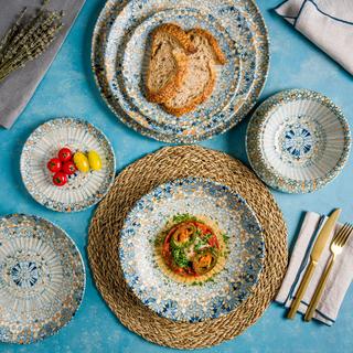 Bonna Dessertteller - Luca Mosaic -  Porzellan  - 6er Set  