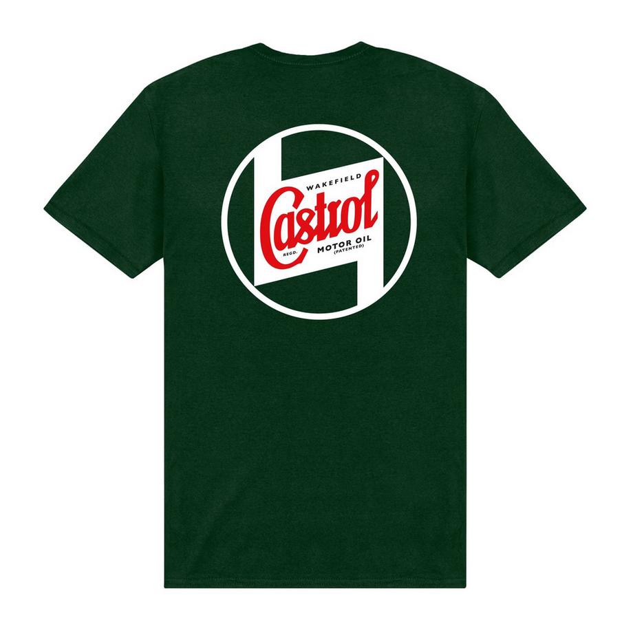 Castrol T-Shirt avec Imprimé Poche  