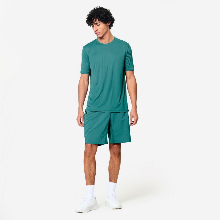 DOMYOS  T-shirt uomo maniche corte traspirante girocollo 