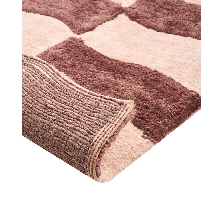 Beliani Tapis de bain en Polyester Rétro DIWANA  