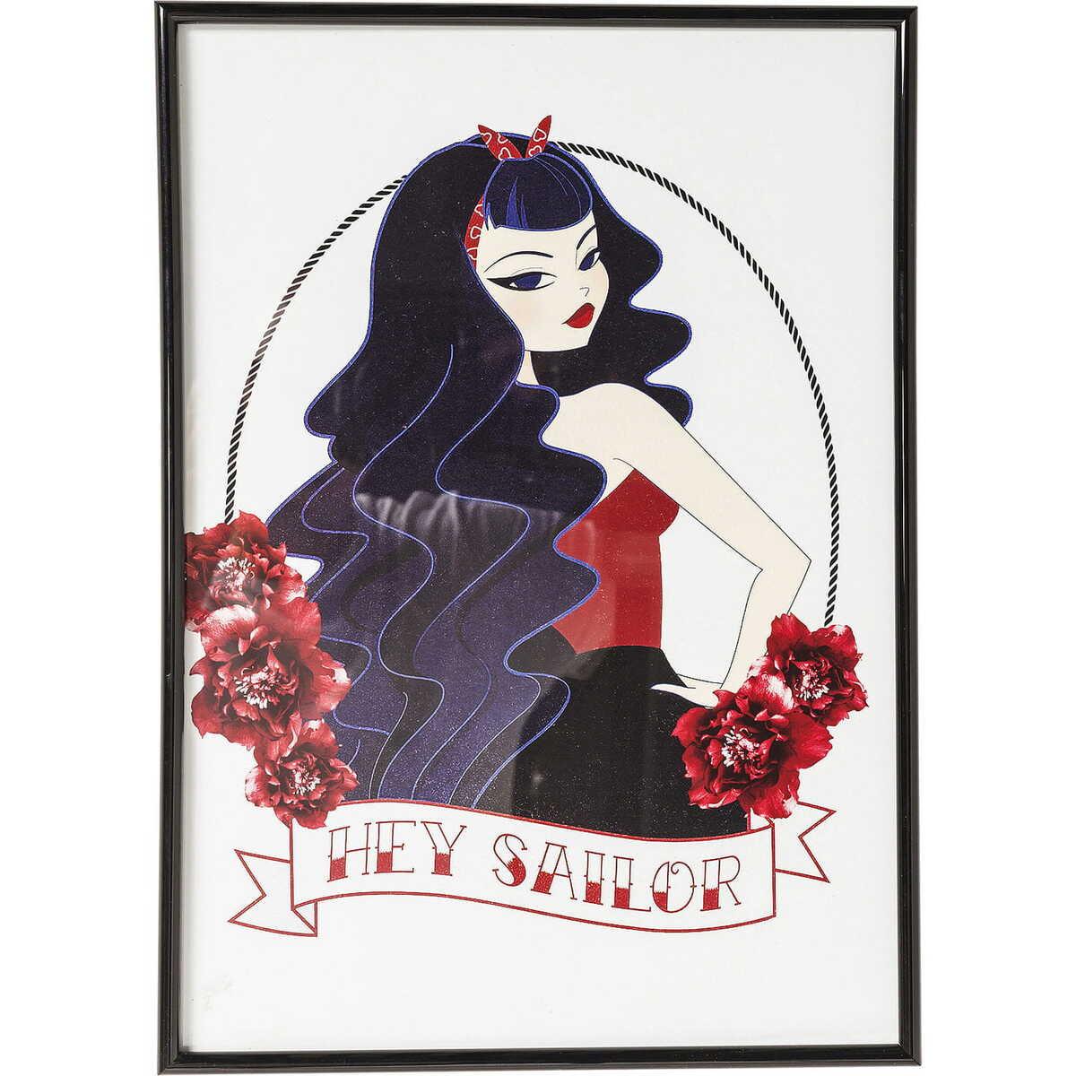 KARE Design Bild Frame Hey Sailor 41x29cm  