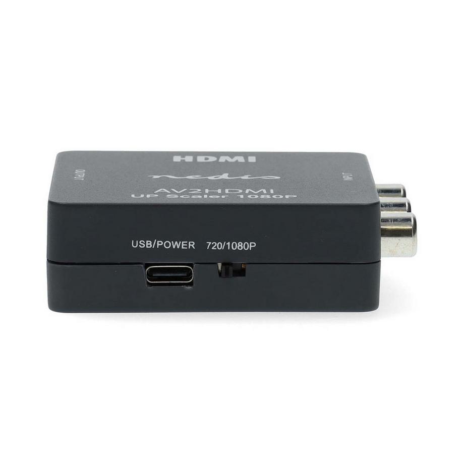 Nedis  HDMI™ Konverter | 3x RCA Buchse | HDMI™ Ausgang | One-way | 1080p | 1.65 Gbps | ABS | Anthrazit 