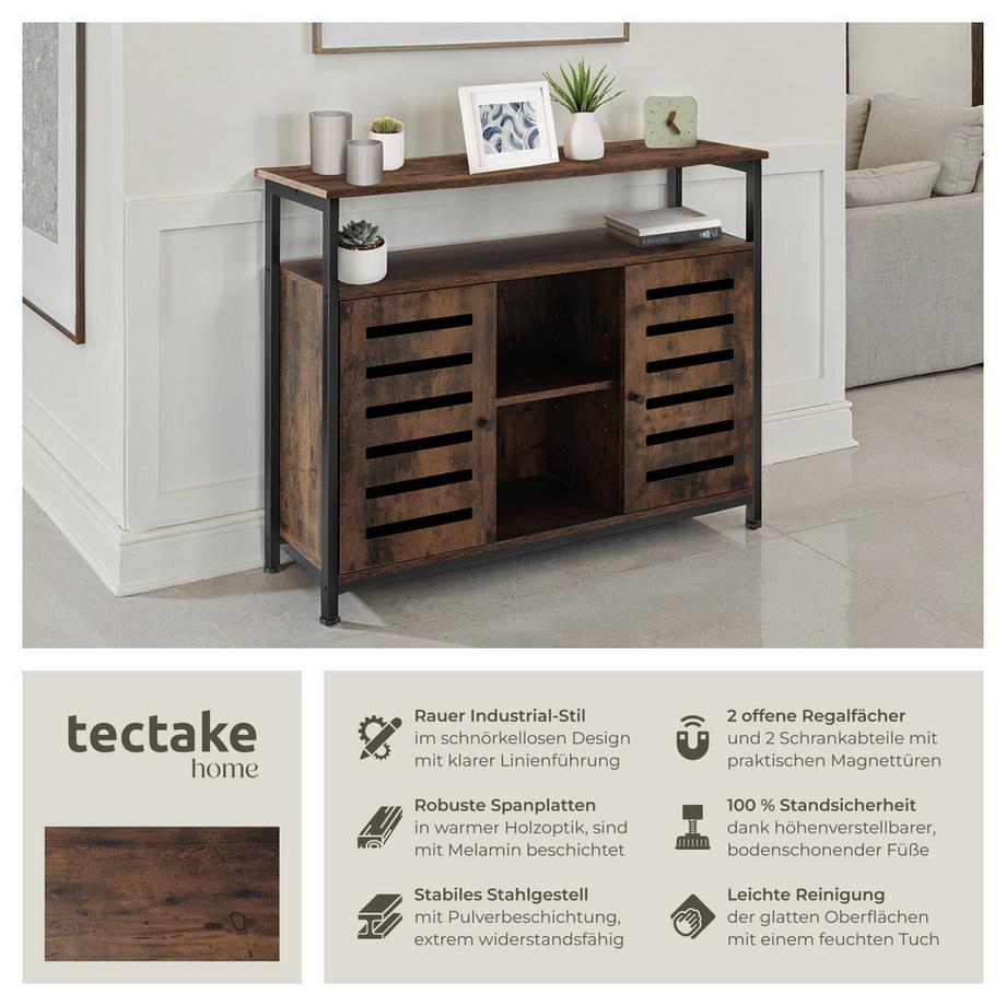 Tectake Credenza Warrington stile industriale  