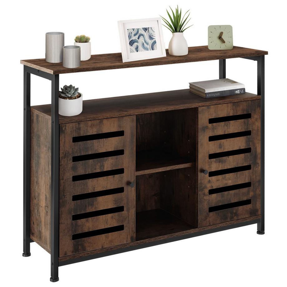Tectake Sideboard Warrington Industrial Style Holz und Stahl  