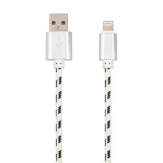 eStore  Câble de Charge Lightning vers USB, Tissé - 2 m 