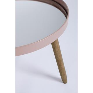 mutoni Table d&#039;appoint Edvard Mauve ronde (set de 2)  