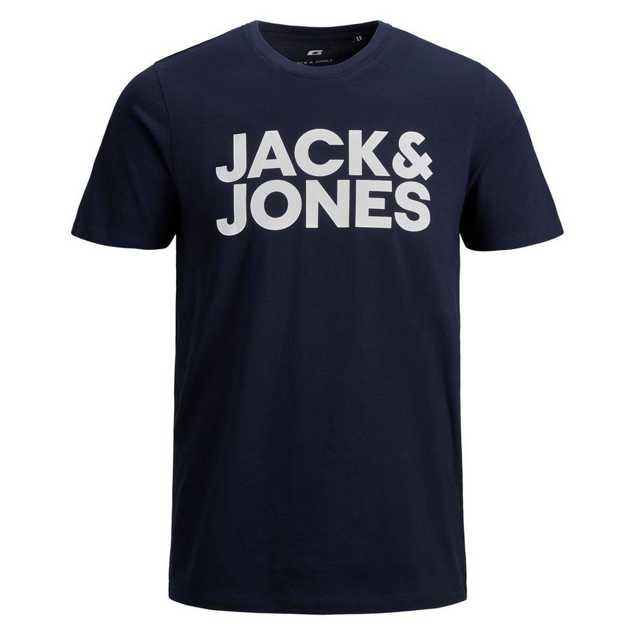 JACK & JONES Logo Rundhals T-Shirt 3er Pack  