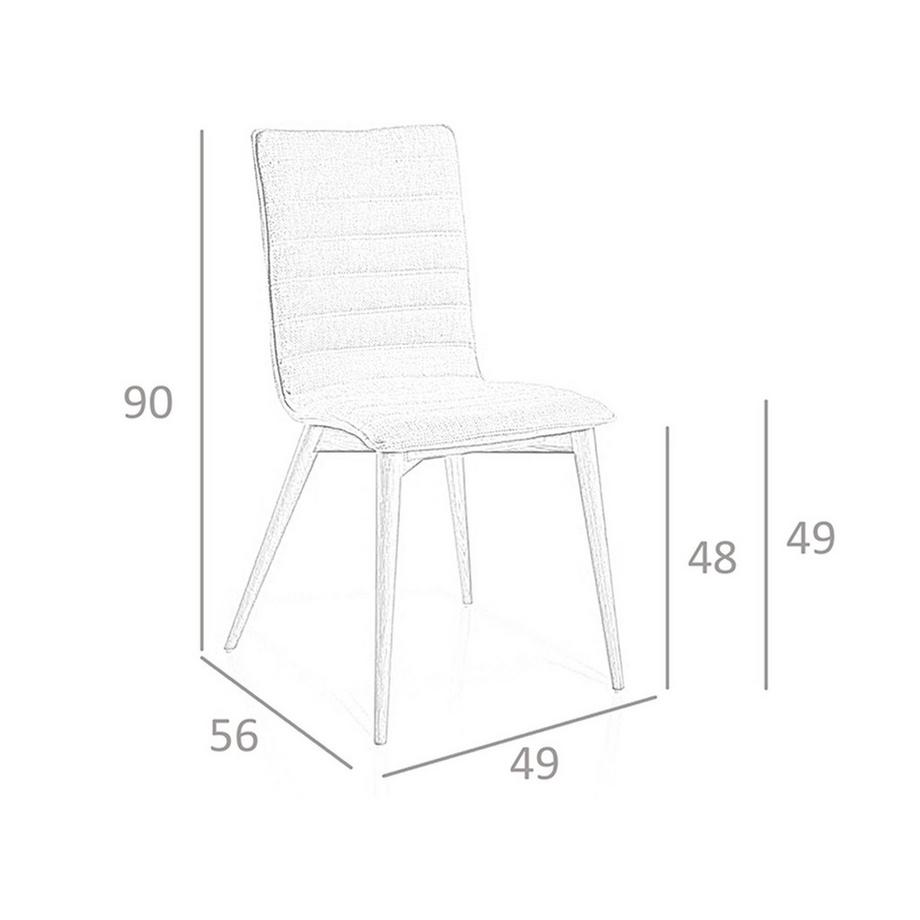 ANGEL CERDA Stuhl ausem Stoff  