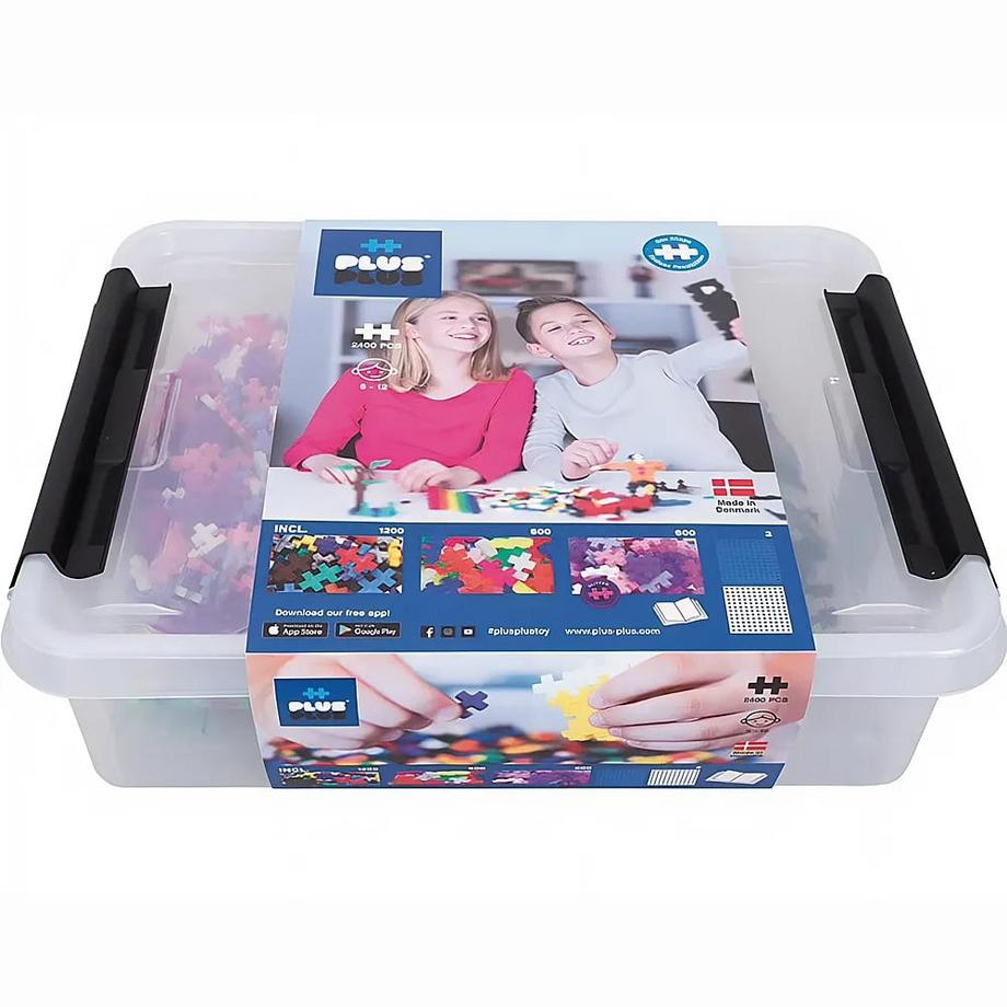 Plus-Plus  Basic Kreativ Bausteine Box (2400Teile) 