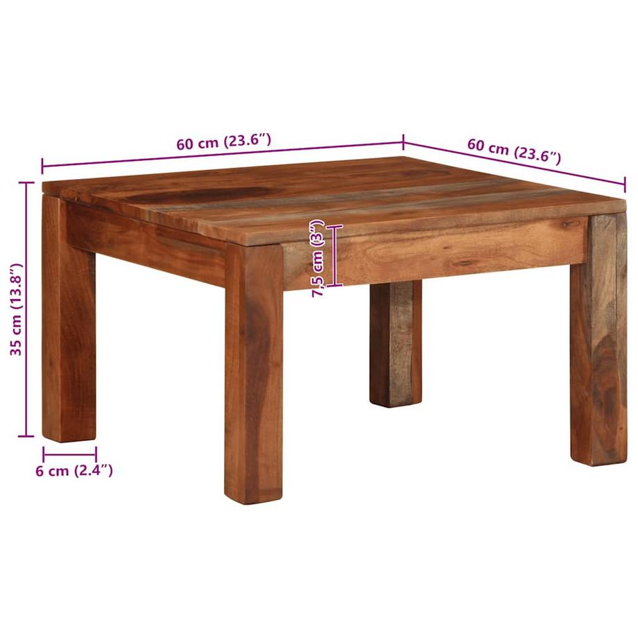 VidaXL Couchtisch akazienholz  