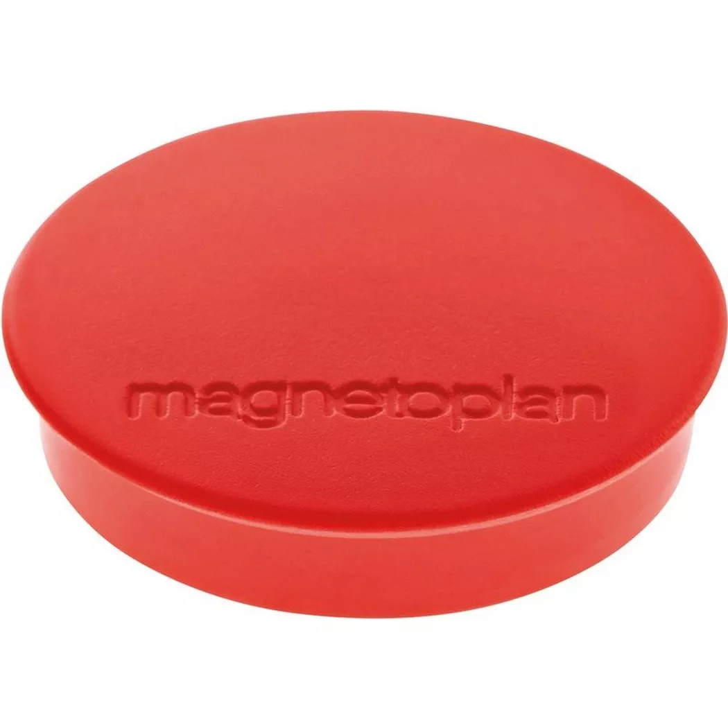 magnetoplan Discofix Rundmagnet , standard, , rot